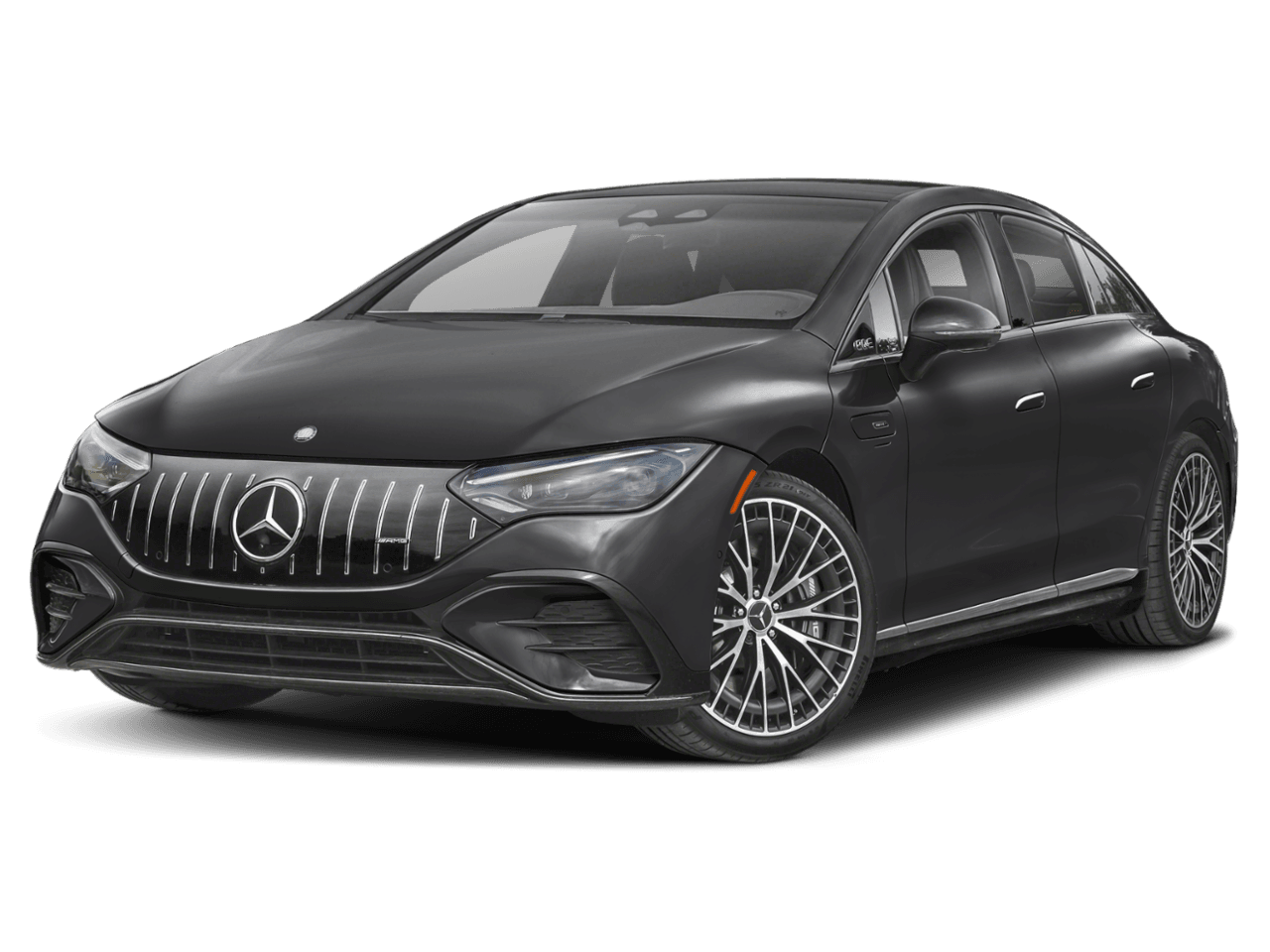 2026 Mercedes-Benz EQE AMG EQE - Front 3/4, facing to the left