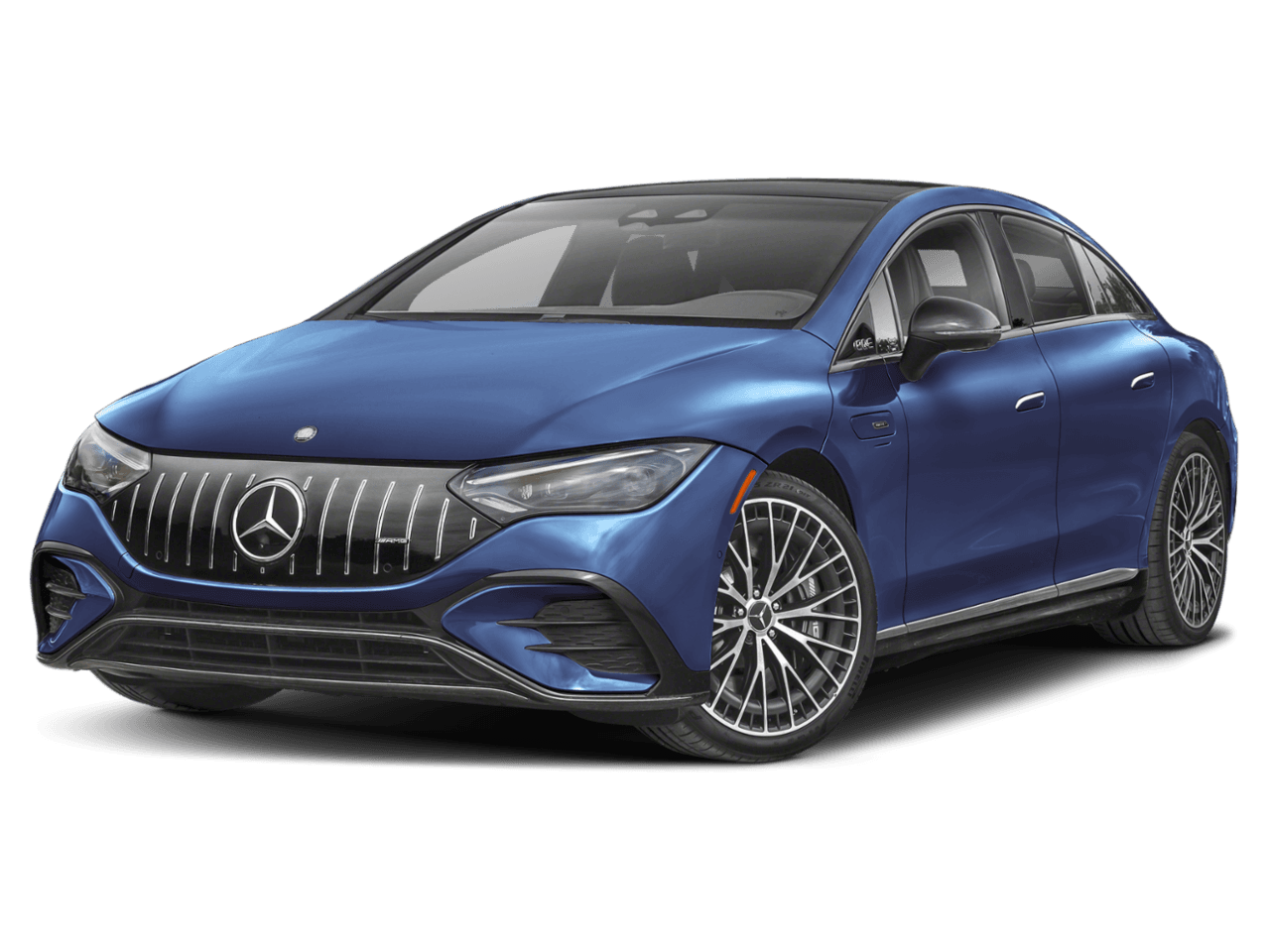 2026 Mercedes-Benz EQE AMG EQE - Front 3/4, facing to the left