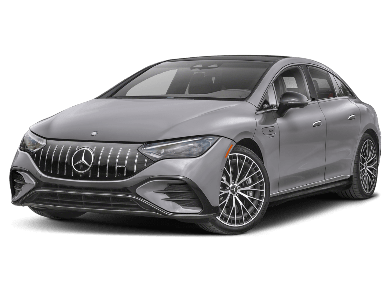 2026 Mercedes-Benz EQE AMG EQE - Front 3/4, facing to the left