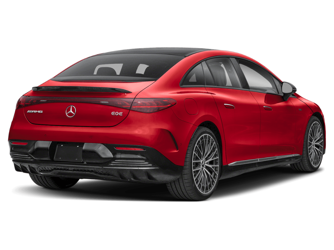 2026 Mercedes-Benz EQE AMG - Rear 3/4, facing to the right