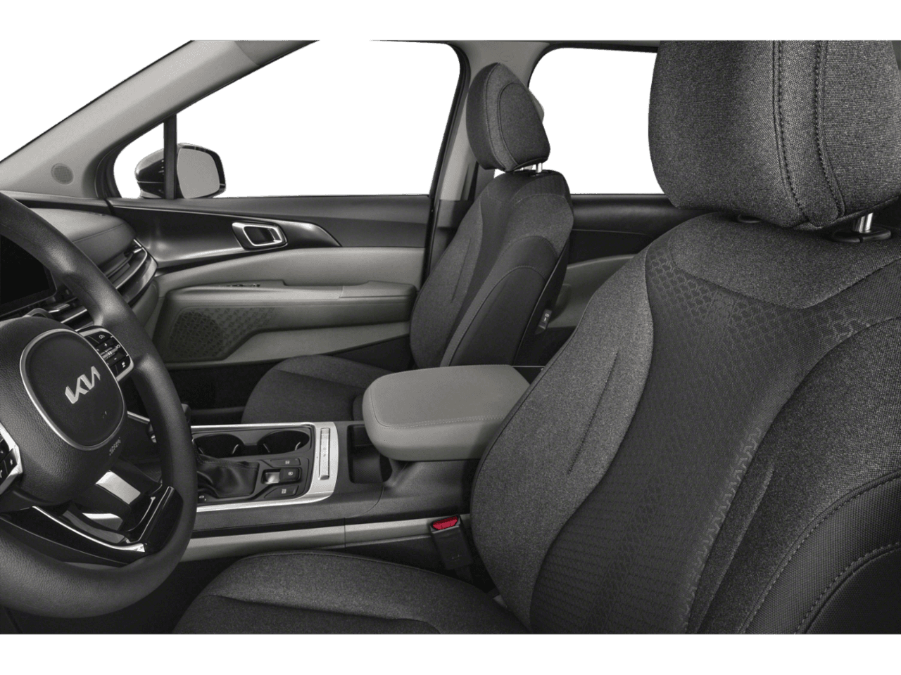 2026 Kia Carnival LX - Interior Driver's Side with Door Open, Front Seat Feature