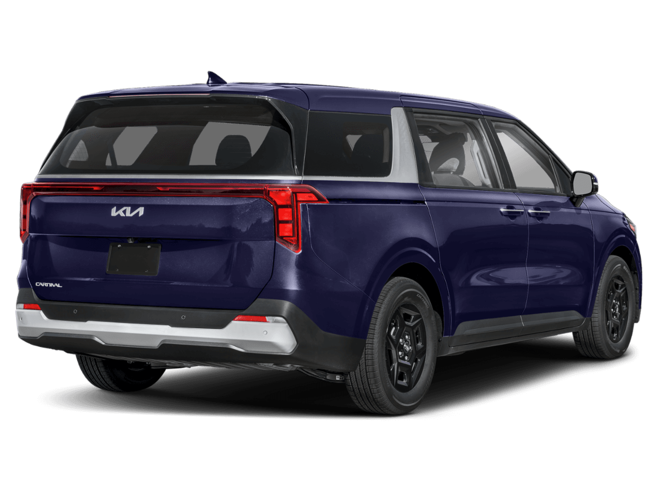2026 Kia Carnival LX - Rear 3/4, facing to the right