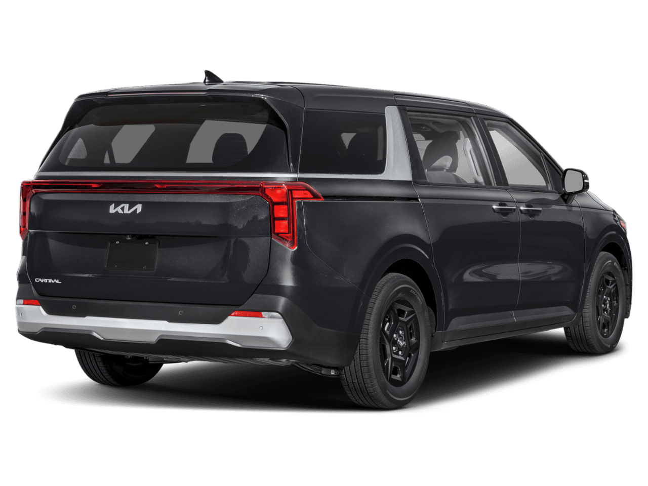 2026 Kia Carnival LX - Rear 3/4, facing to the right
