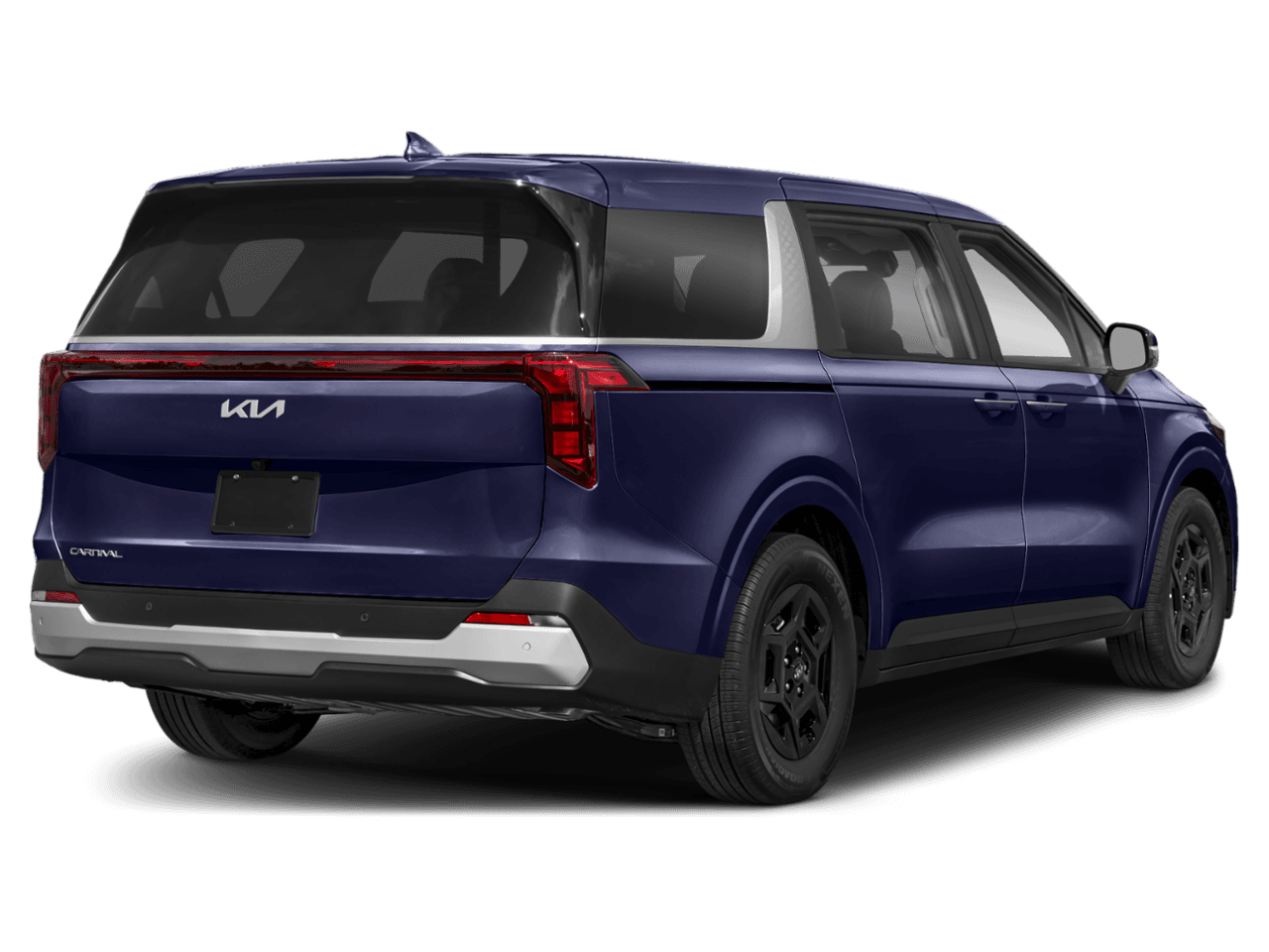 2026 Kia Carnival LXS - Rear 3/4, facing to the right