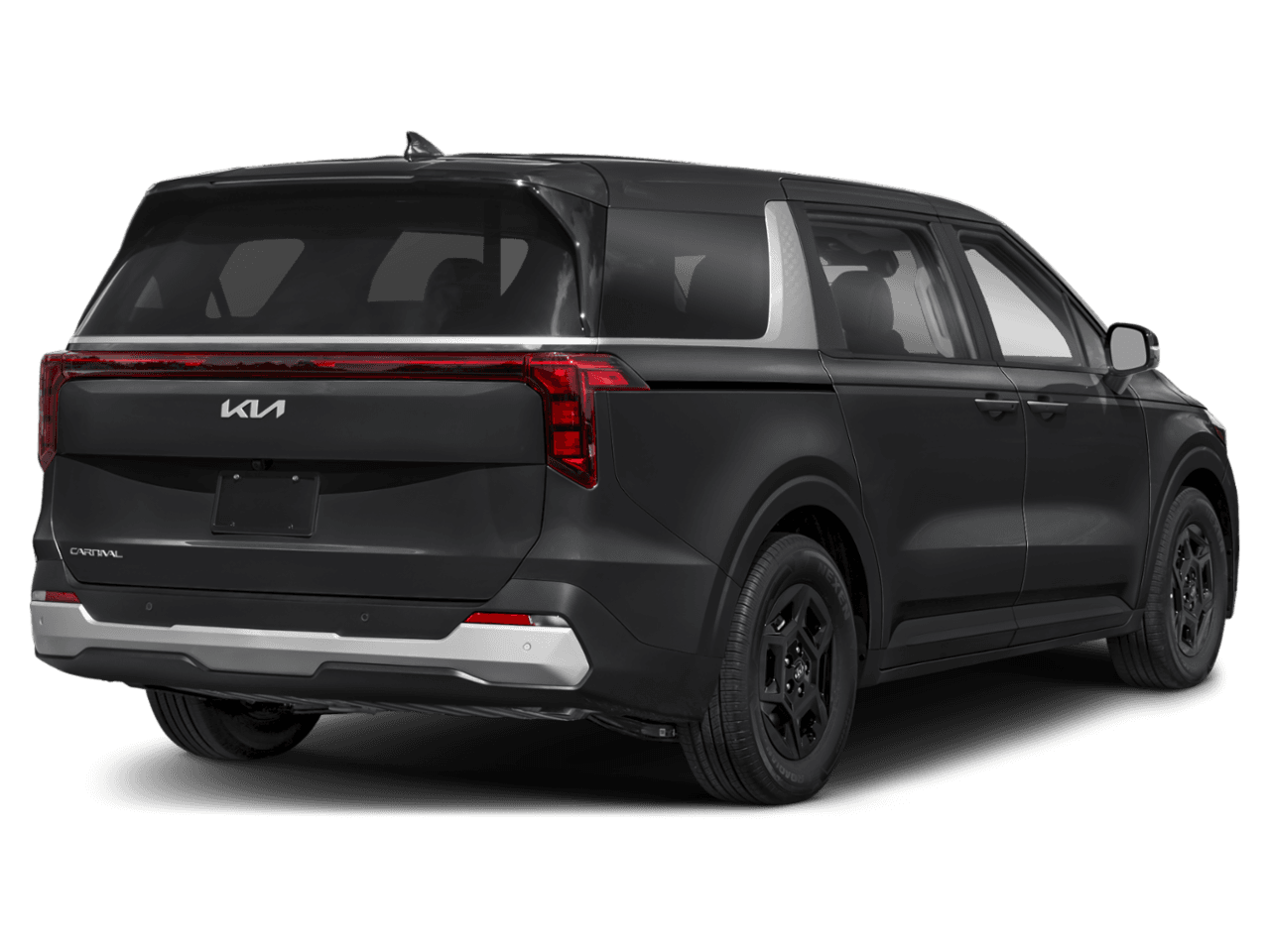 2026 Kia Carnival LXS - Rear 3/4, facing to the right