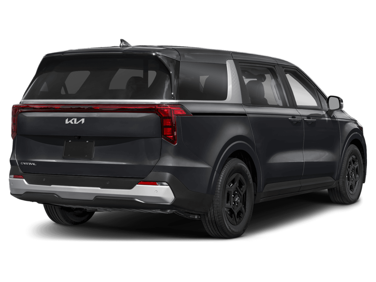 2026 Kia Carnival LXS - Rear 3/4, facing to the right