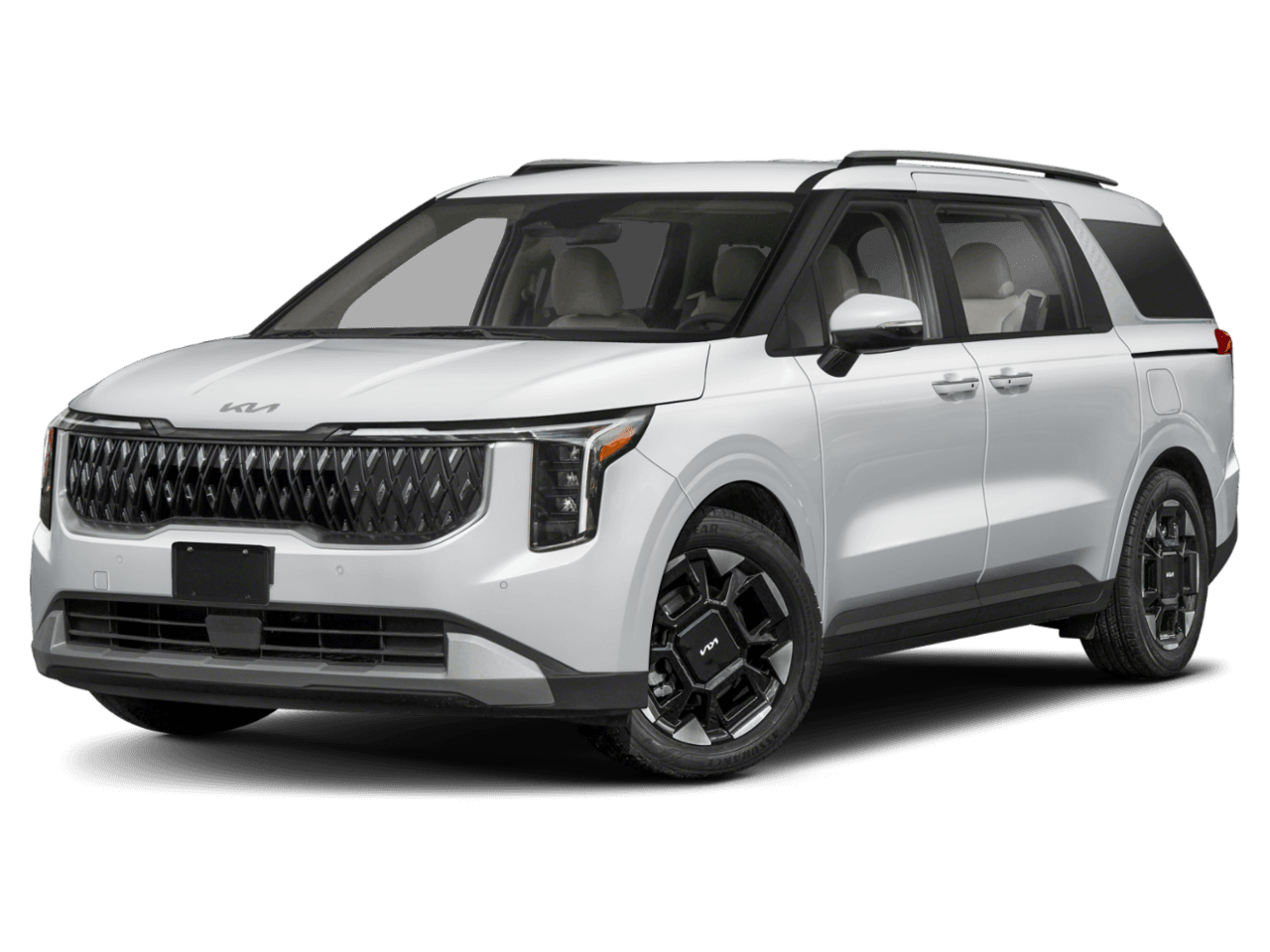 2026 Kia Carnival EX - Front 3/4, facing to the left