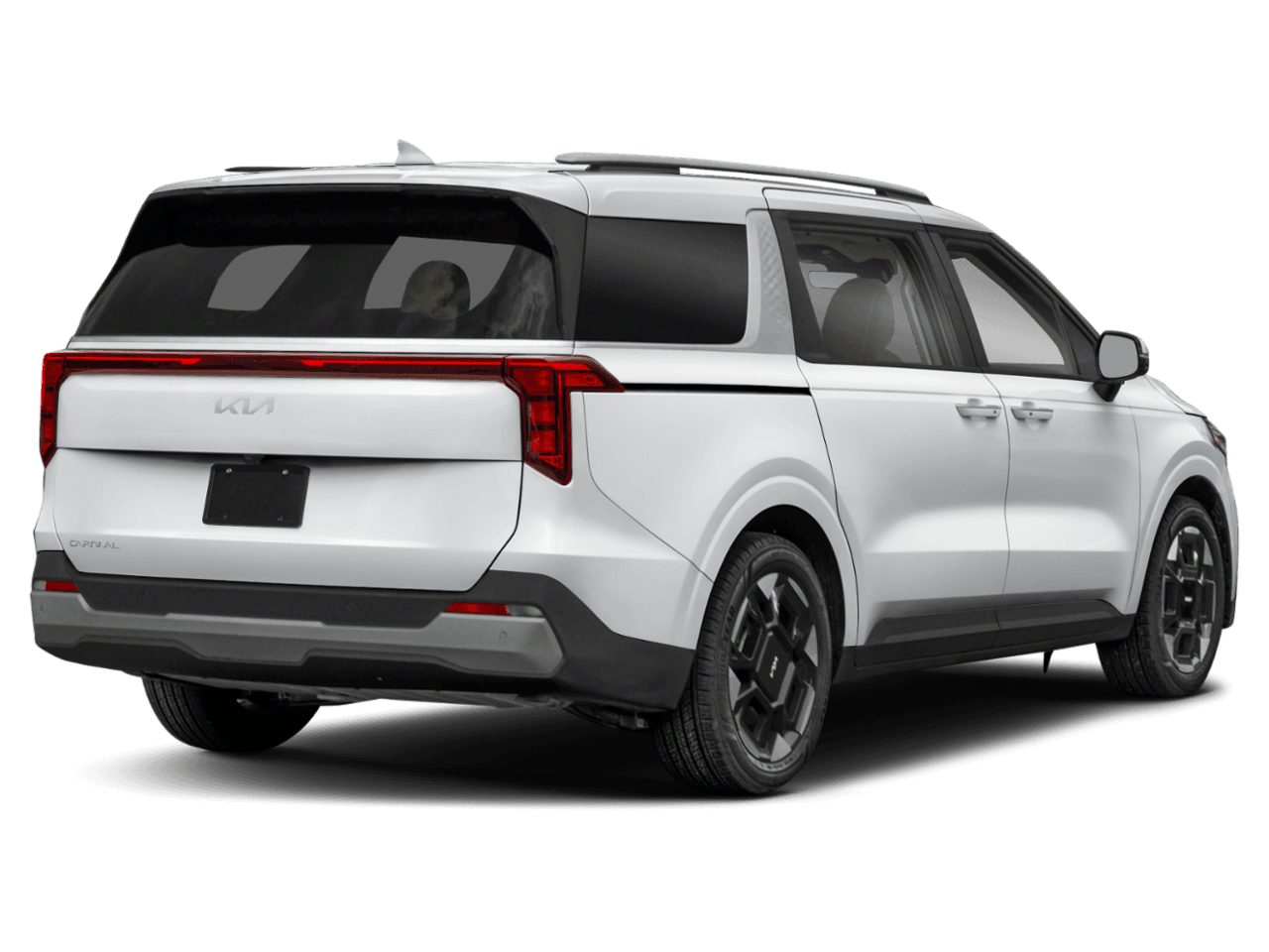 2026 Kia Carnival EX - Rear 3/4, facing to the right