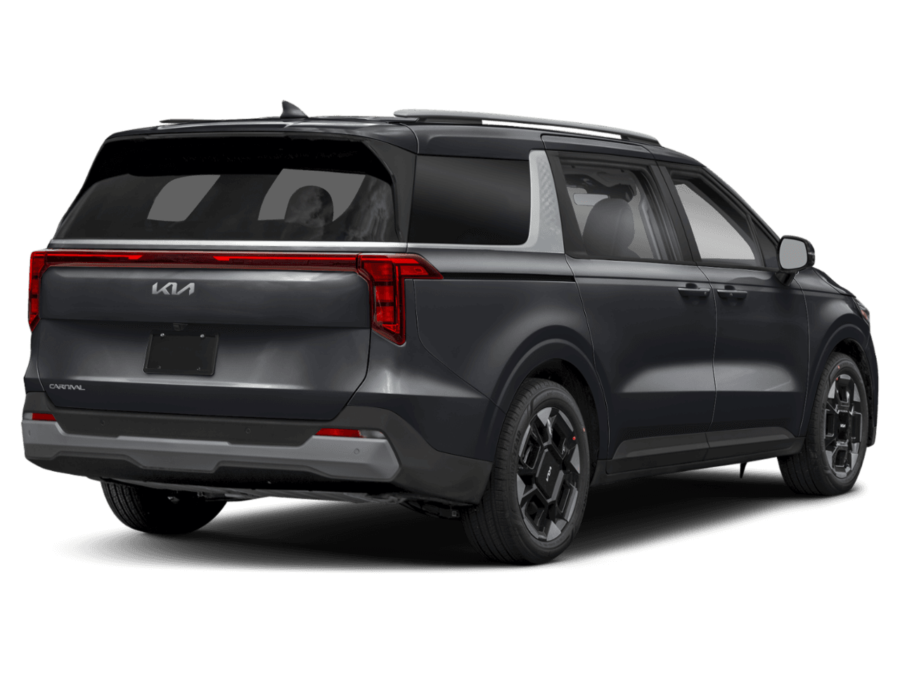 2026 Kia Carnival EX - Rear 3/4, facing to the right