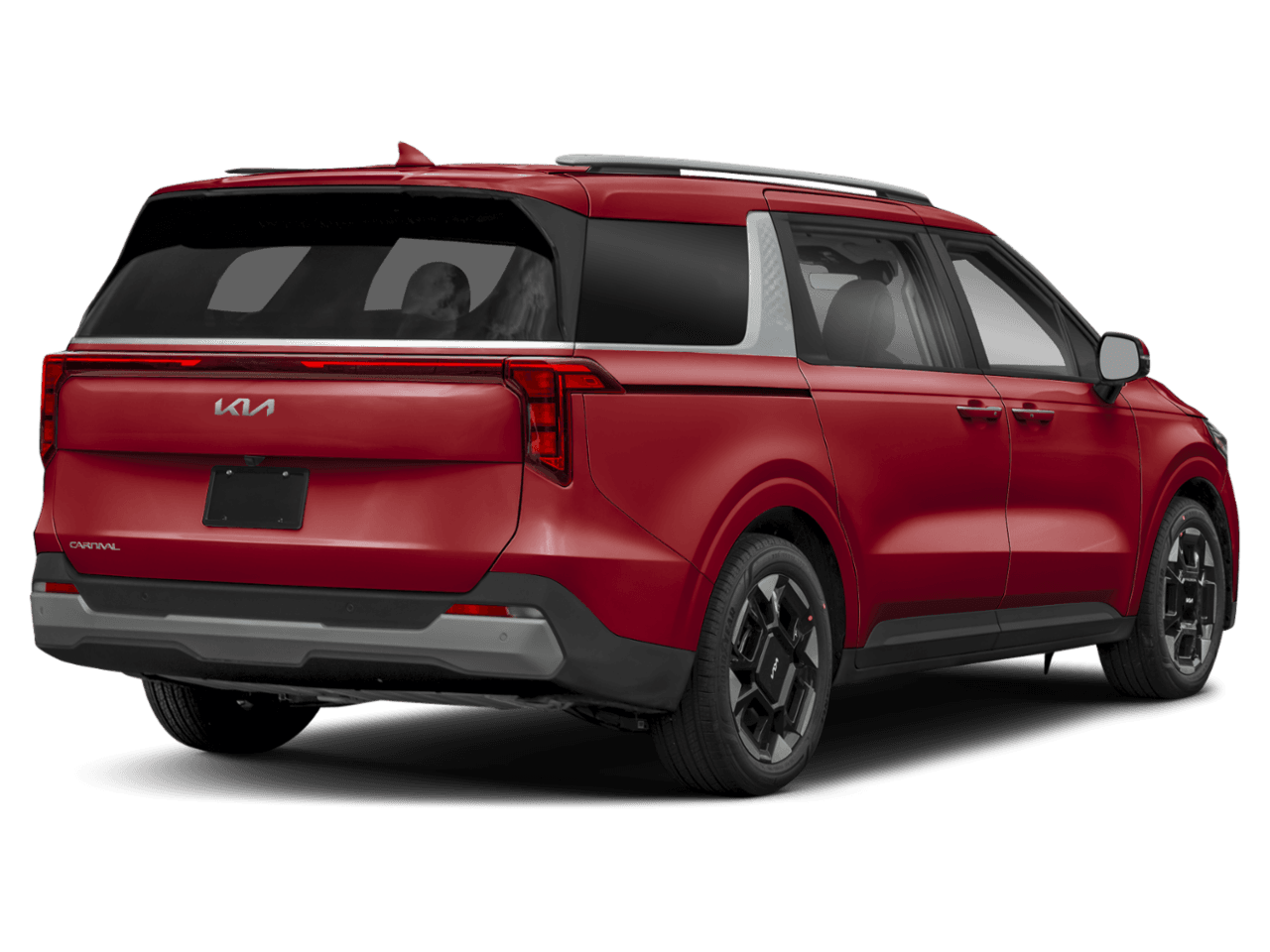 2026 Kia Carnival EX - Rear 3/4, facing to the right