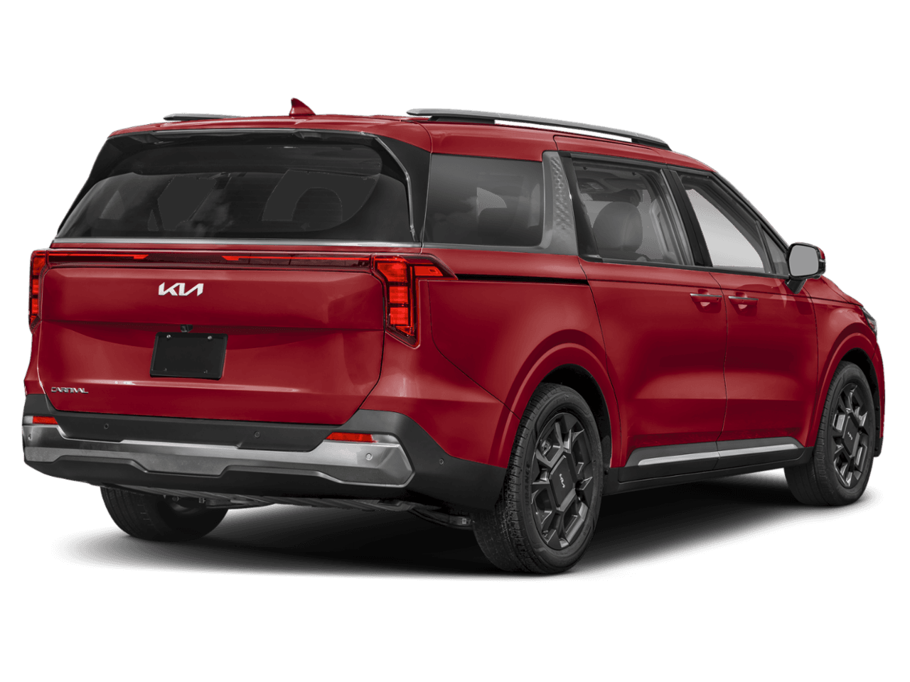 2026 Kia Carnival SX - Rear 3/4, facing to the right