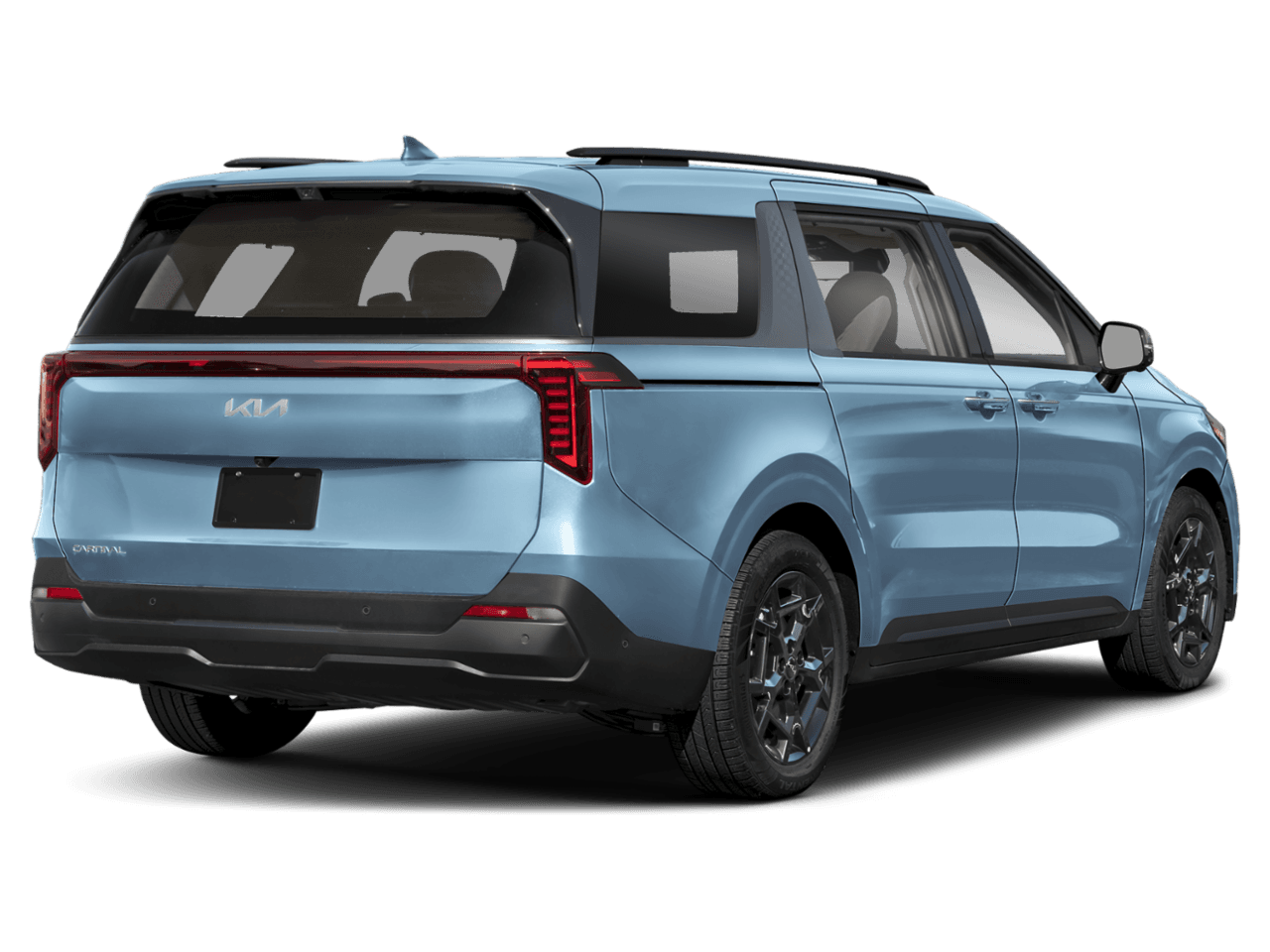 2026 Kia Carnival SX - Rear 3/4, facing to the right
