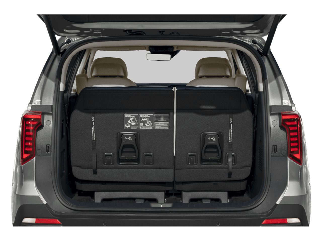 2026 Kia Carnival SX Prestige - Interior Trunk with Hatch Open Feature