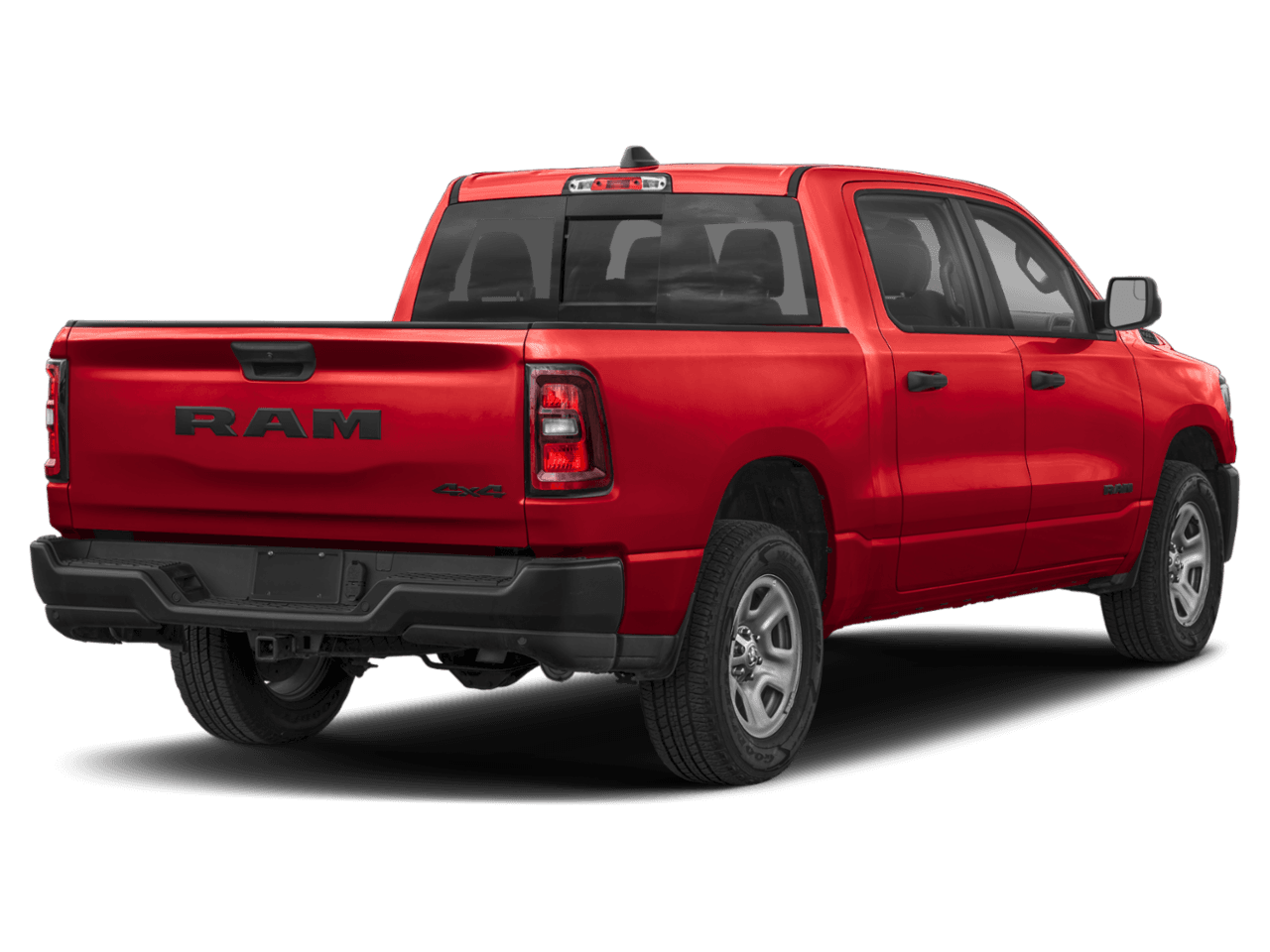 2026 Ram 1500 Express - Rear 3/4, facing to the right