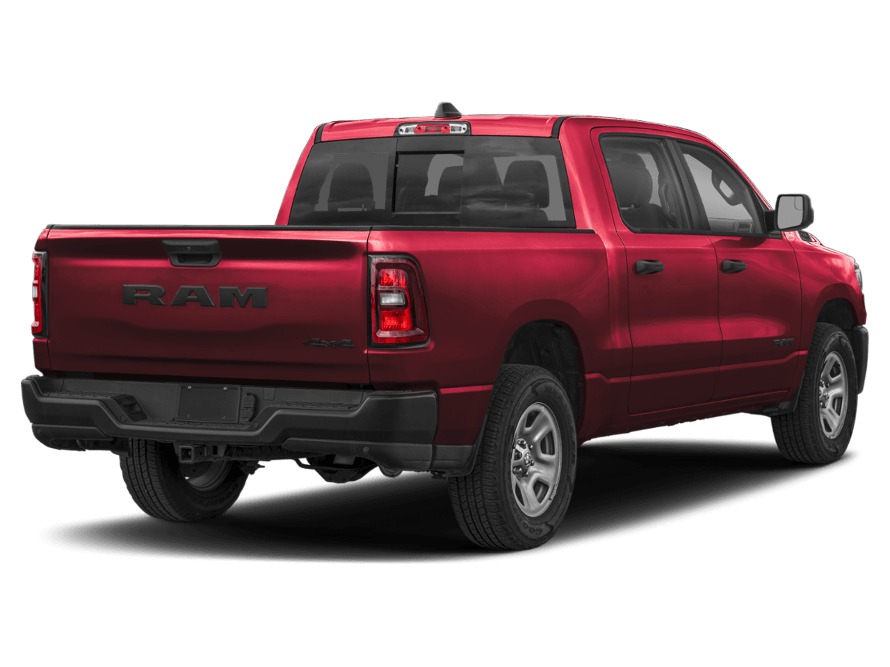 2026 Ram 1500 Express - Rear 3/4, facing to the right