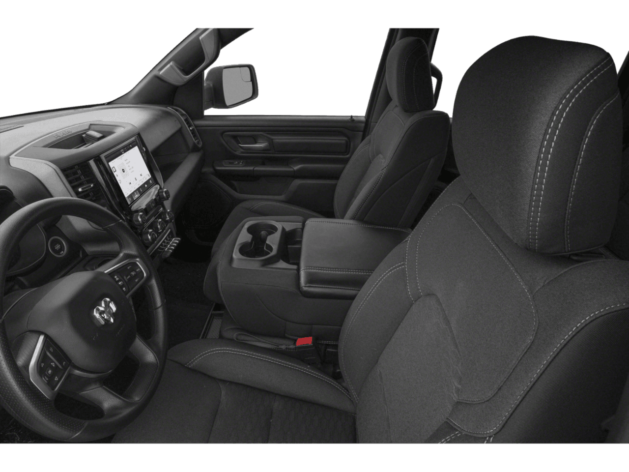 2026 Ram 1500 Express - Interior Driver's Side with Door Open, Front Seat Feature
