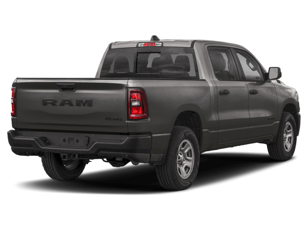2026 Ram 1500 Express - Rear 3/4, facing to the right