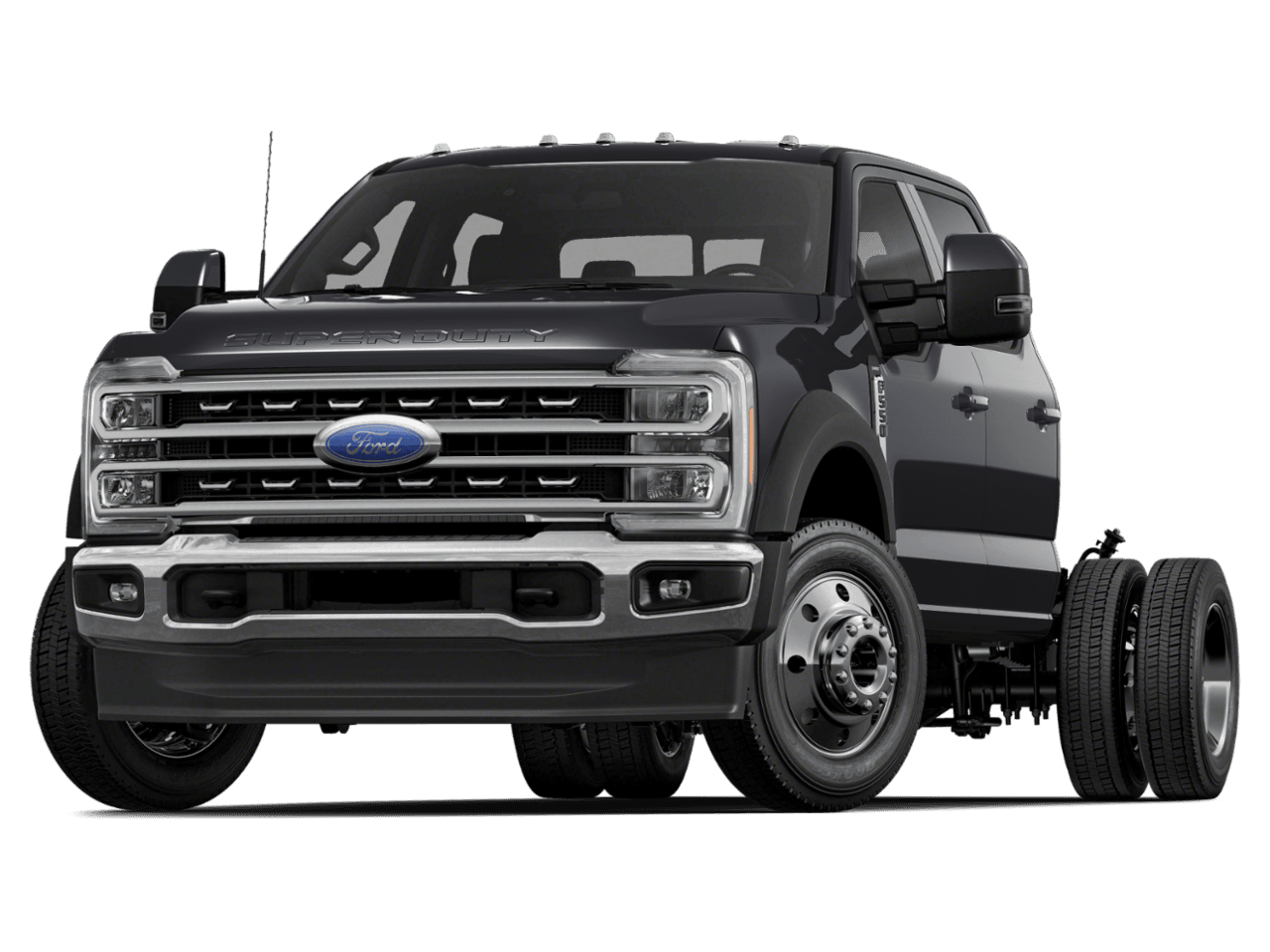 2026 Ford Super Duty F-550 DRW LARIAT - Front 3/4, facing to the left