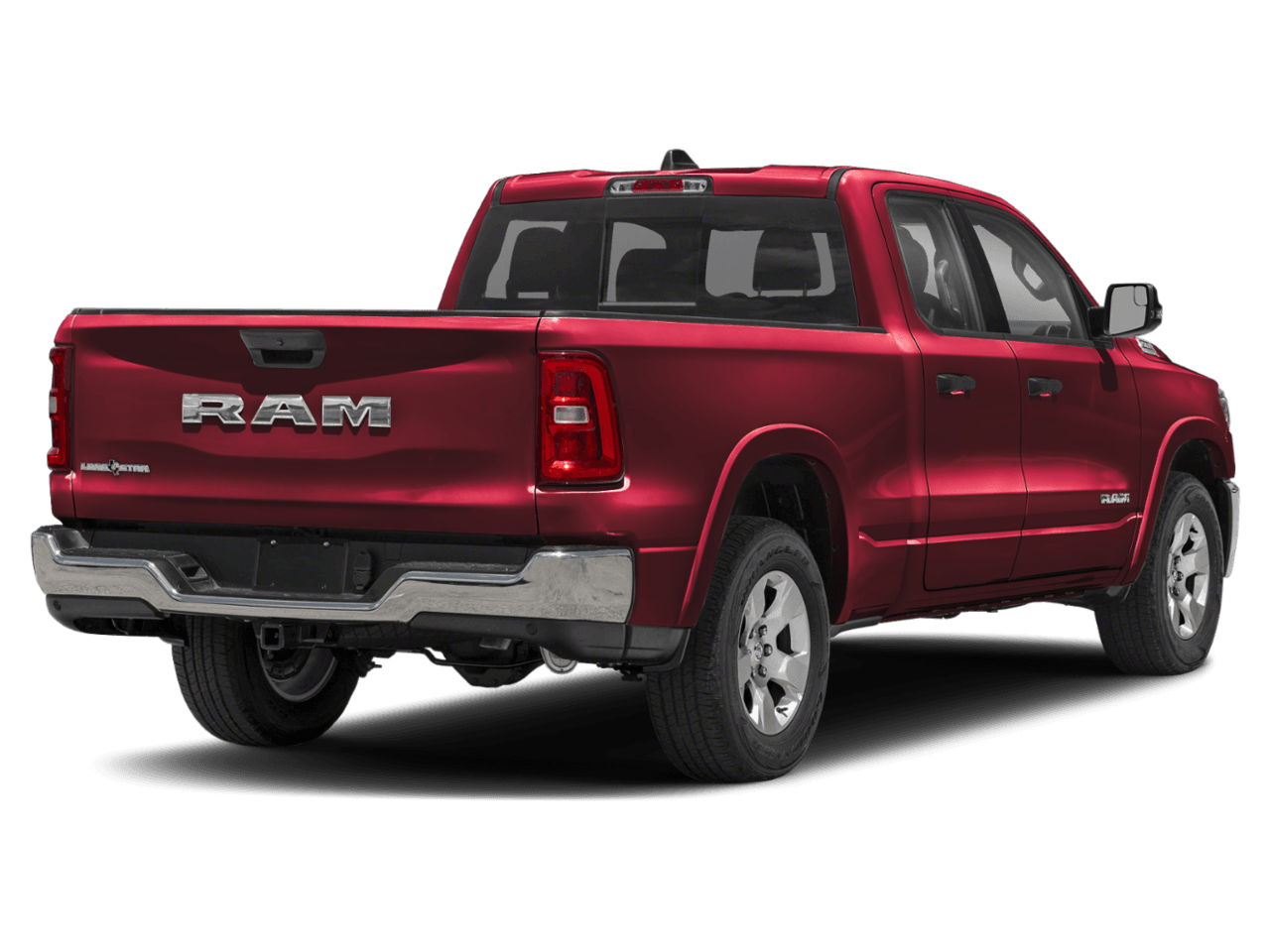 2026 Ram 1500 Big Horn - Rear 3/4, facing to the right
