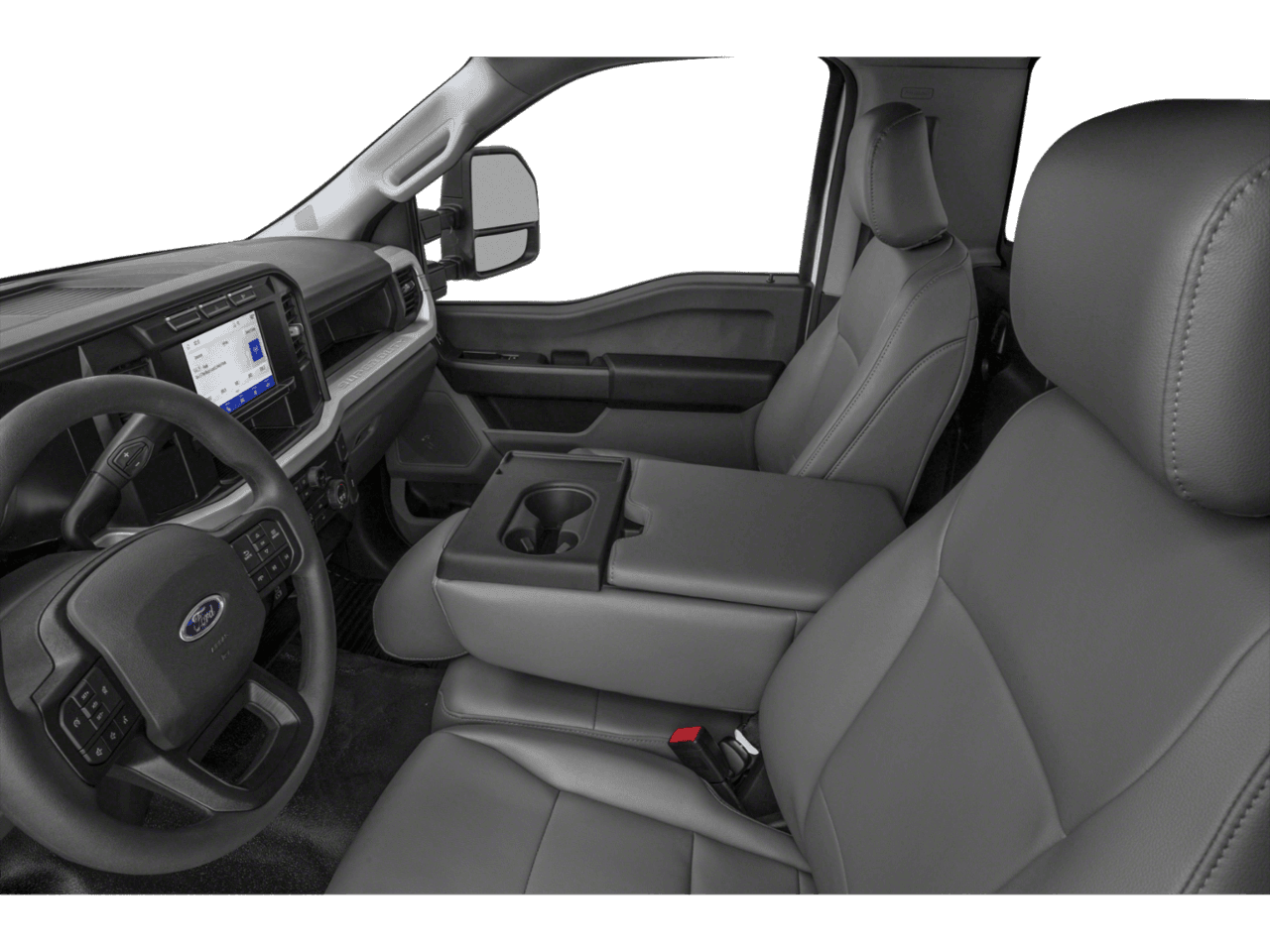 2026 Ford Super Duty F-250 SRW XL - Interior Driver's Side with Door Open, Front Seat Feature