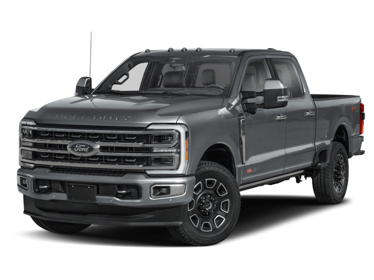 2026 Ford Super Duty F-250 SRW Platinum - Front 3/4, facing to the left