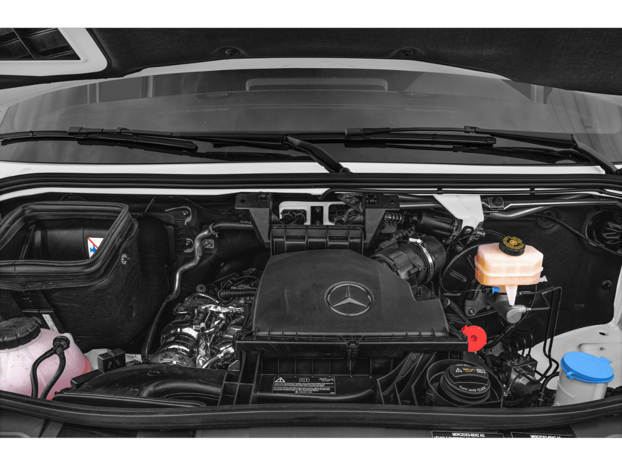 2026 Mercedes-Benz Sprinter Cargo Van  - Interior Engine Shot Feature