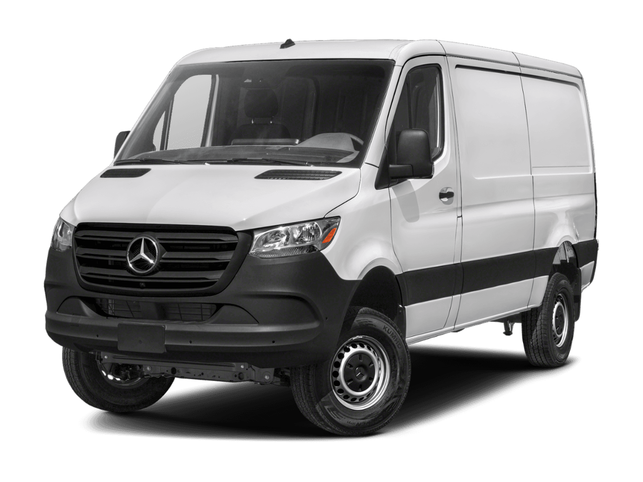 2026 Mercedes-Benz Sprinter Cargo Van  - Front 3/4, facing to the left