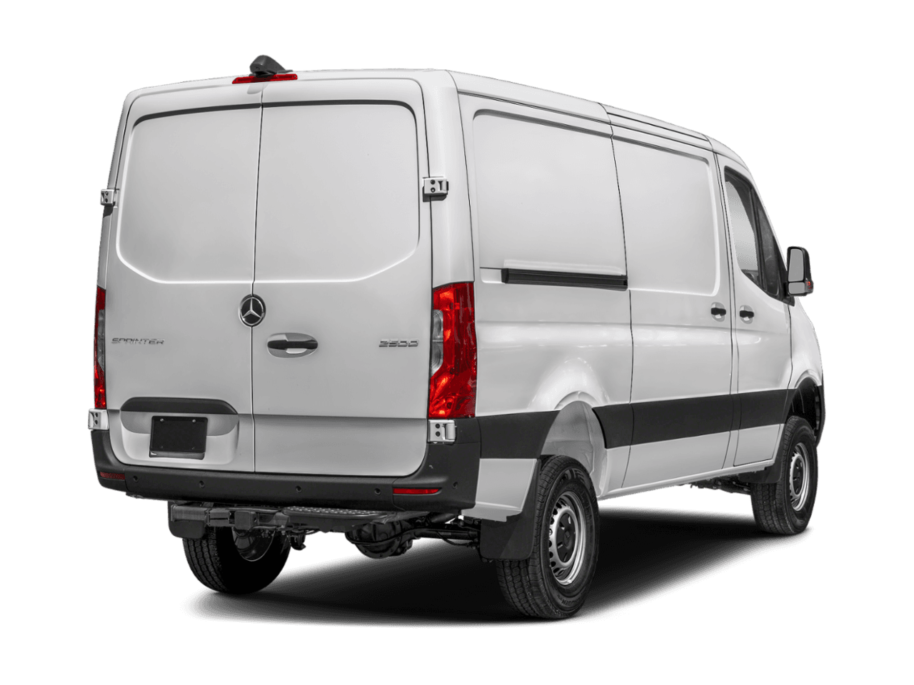2026 Mercedes-Benz Sprinter Cargo Van  - Rear 3/4, facing to the right