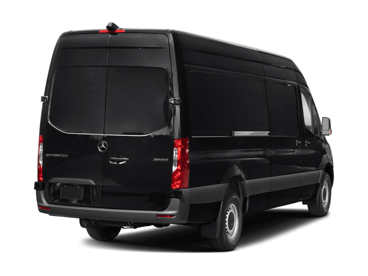 2026 Mercedes-Benz Sprinter Cargo Van  - Rear 3/4, facing to the right