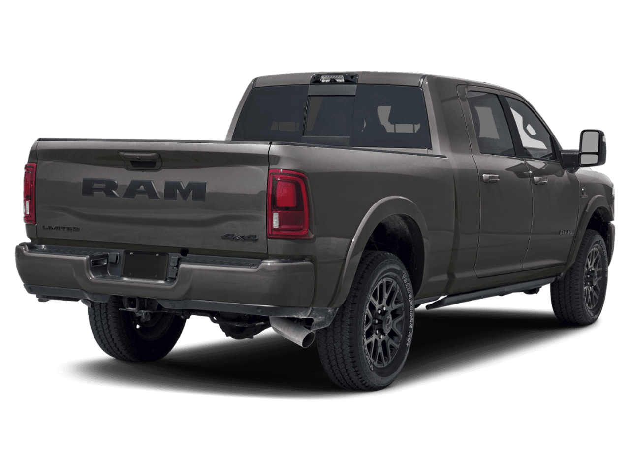 2026 Ram 2500 Longhorn - Rear 3/4, facing to the right