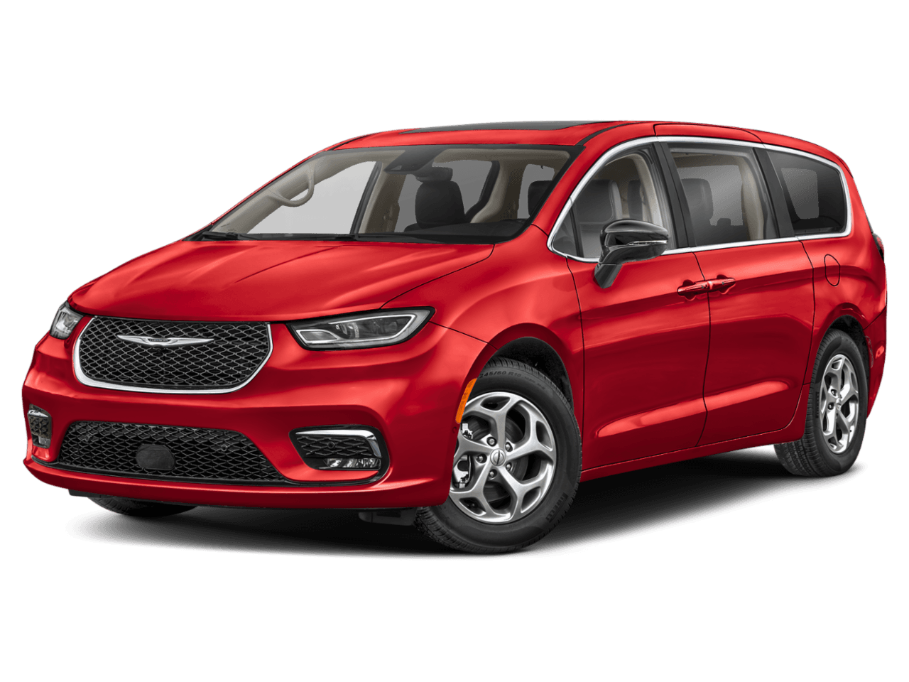 2026 Chrysler Pacifica Pinnacle - Front 3/4, facing to the left