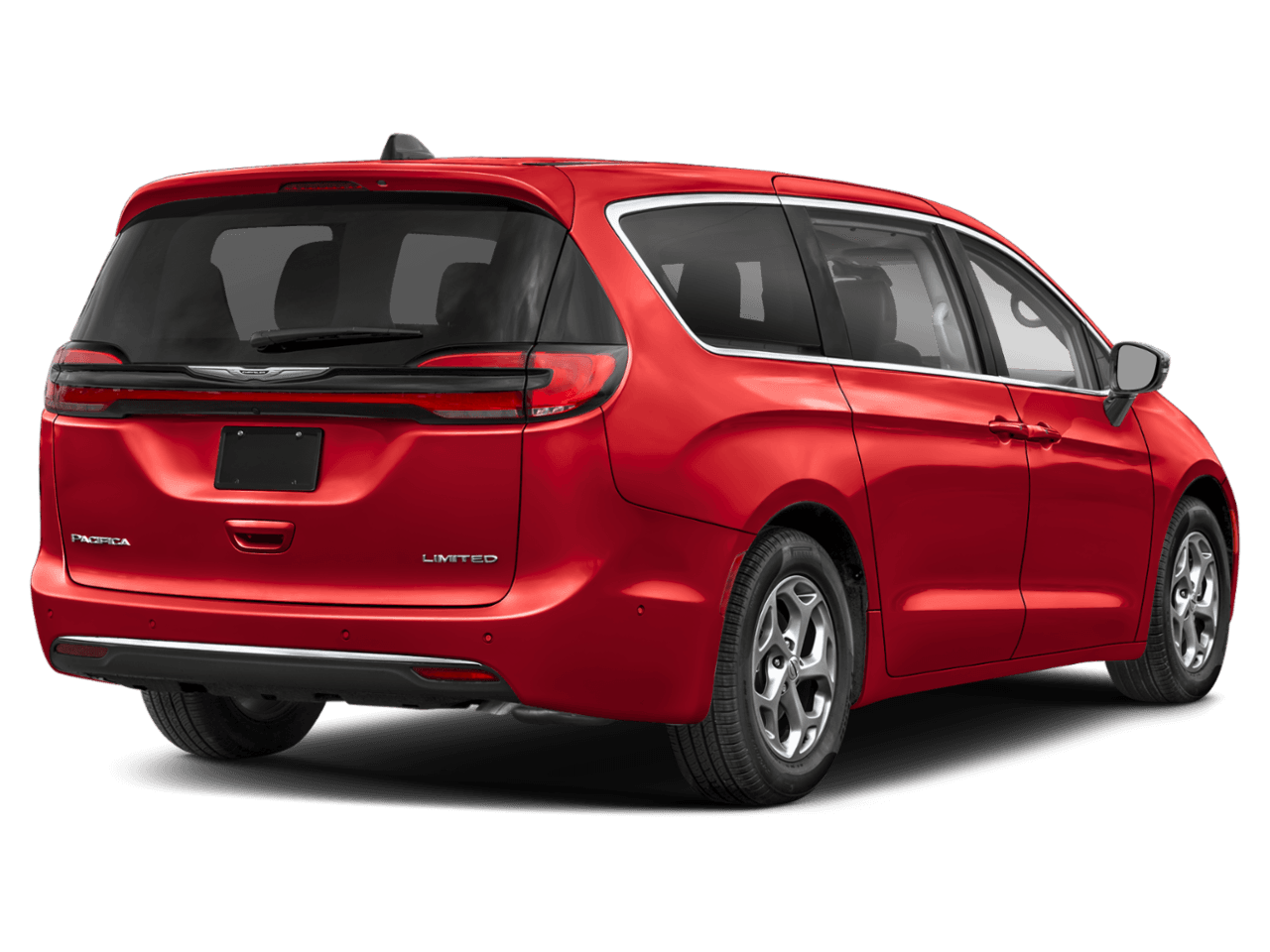 2026 Chrysler Pacifica Pinnacle - Rear 3/4, facing to the right