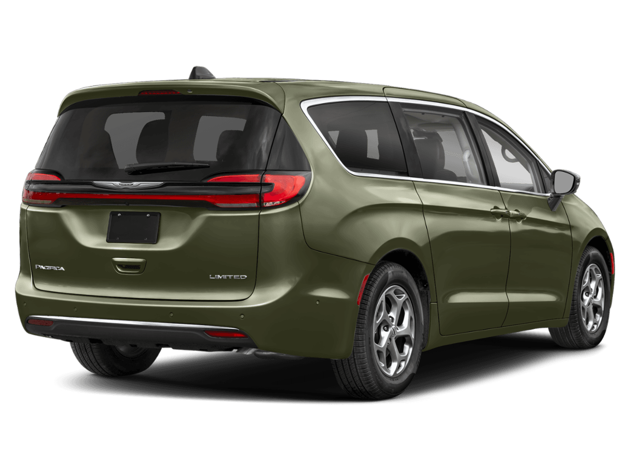 2026 Chrysler Pacifica Pinnacle - Rear 3/4, facing to the right