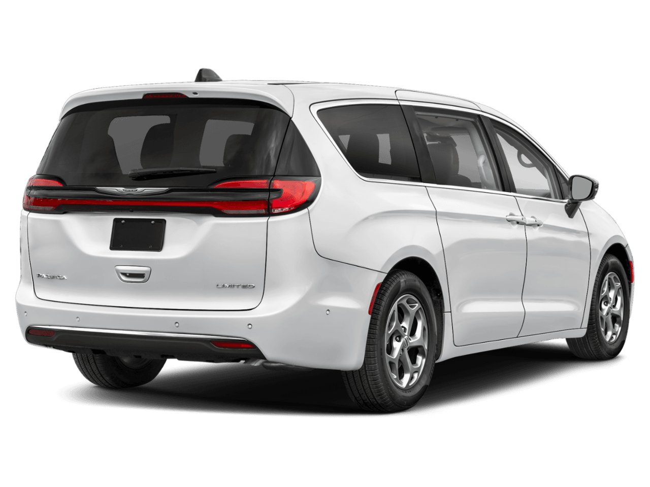 2026 Chrysler Pacifica Pinnacle - Rear 3/4, facing to the right