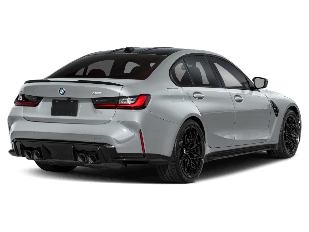 2026 BMW M3 Sedan - Rear 3/4, facing to the right