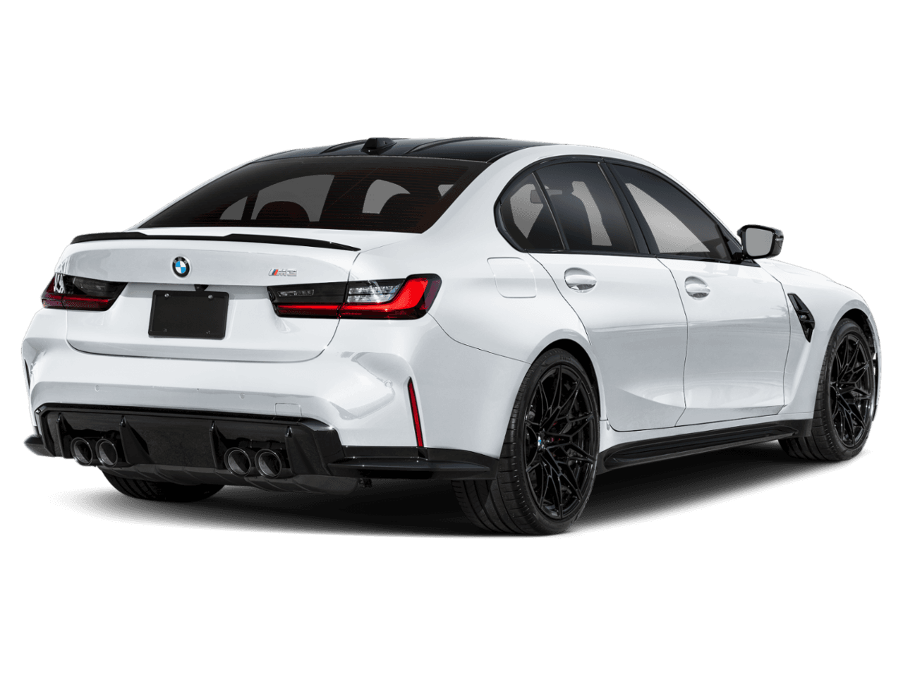 2026 BMW M3 Sedan - Rear 3/4, facing to the right