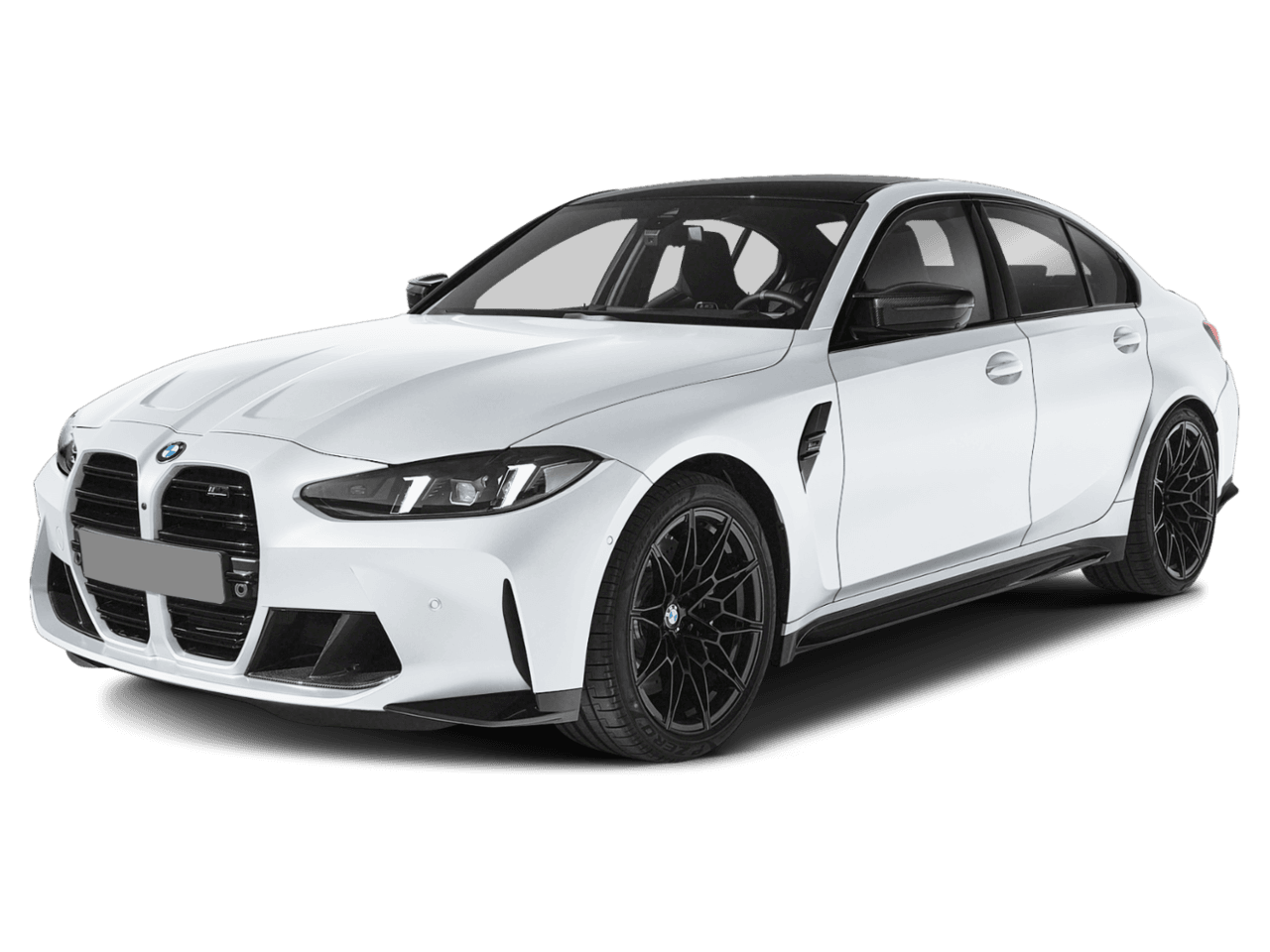 2026 BMW M3 Competition xDrive - Front 3/4, facing to the left