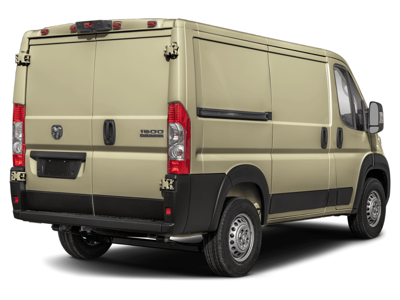 2026 Ram ProMaster Cargo Van SLT - Rear 3/4, facing to the right
