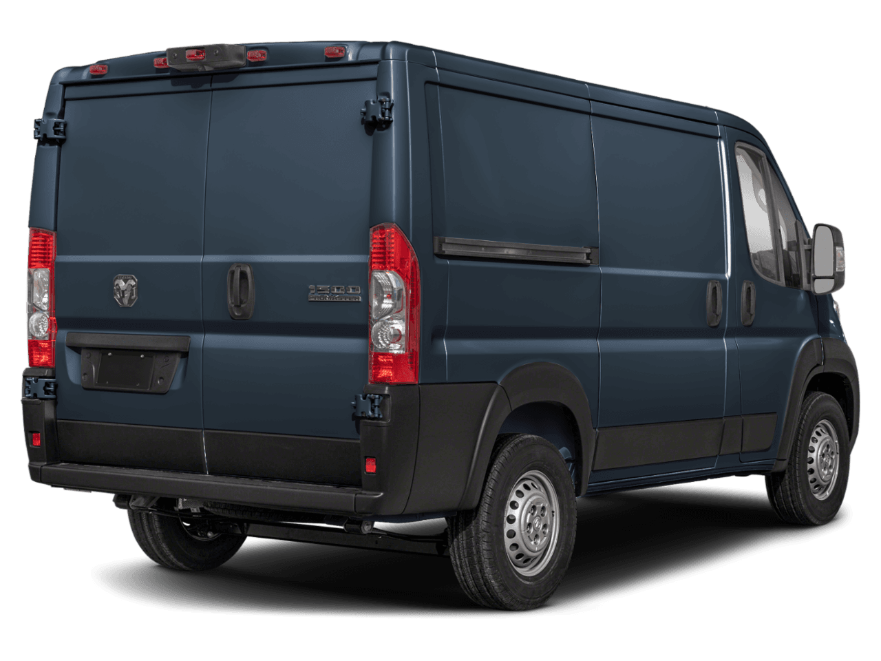 2026 Ram ProMaster Cargo Van SLT+ - Rear 3/4, facing to the right