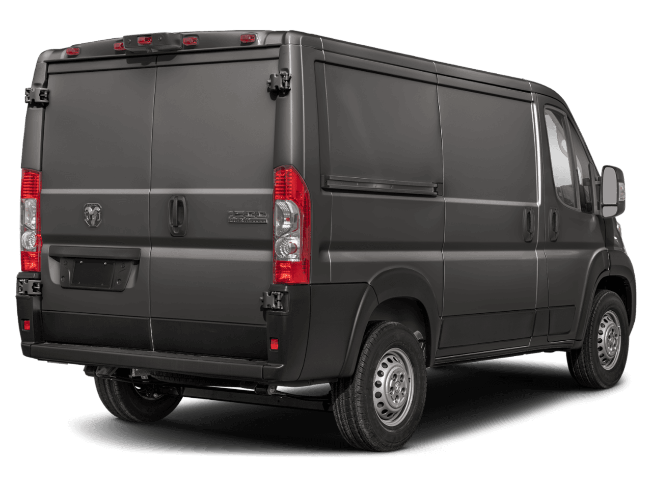 2026 Ram ProMaster Cargo Van SLT+ - Rear 3/4, facing to the right