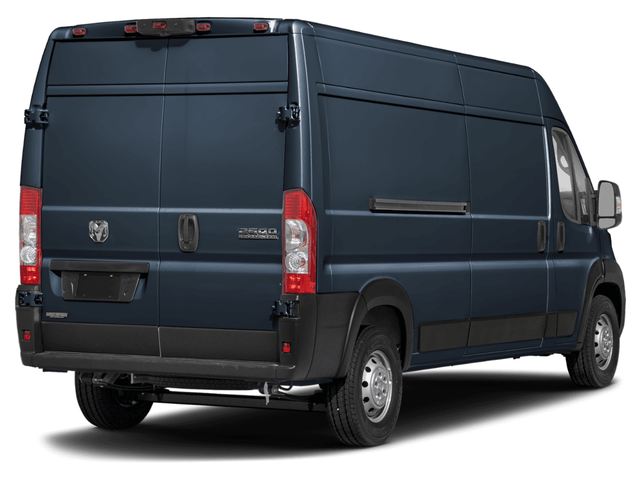 2026 Ram ProMaster Cargo Van SLT - Rear 3/4, facing to the right