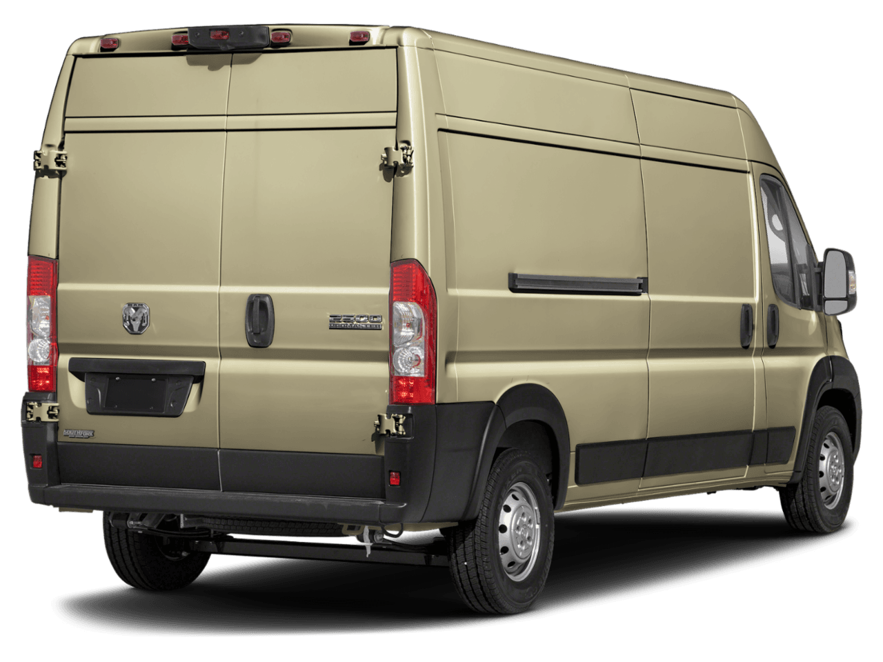 2026 Ram ProMaster Cargo Van SLT - Rear 3/4, facing to the right