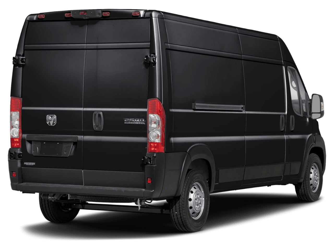 2026 Ram ProMaster Cargo Van SLT - Rear 3/4, facing to the right