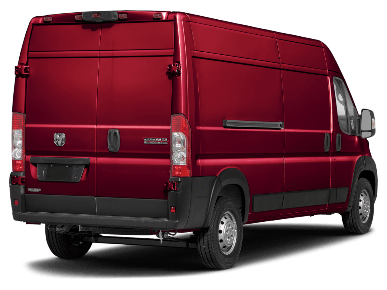 2026 Ram ProMaster Cargo Van SLT - Rear 3/4, facing to the right