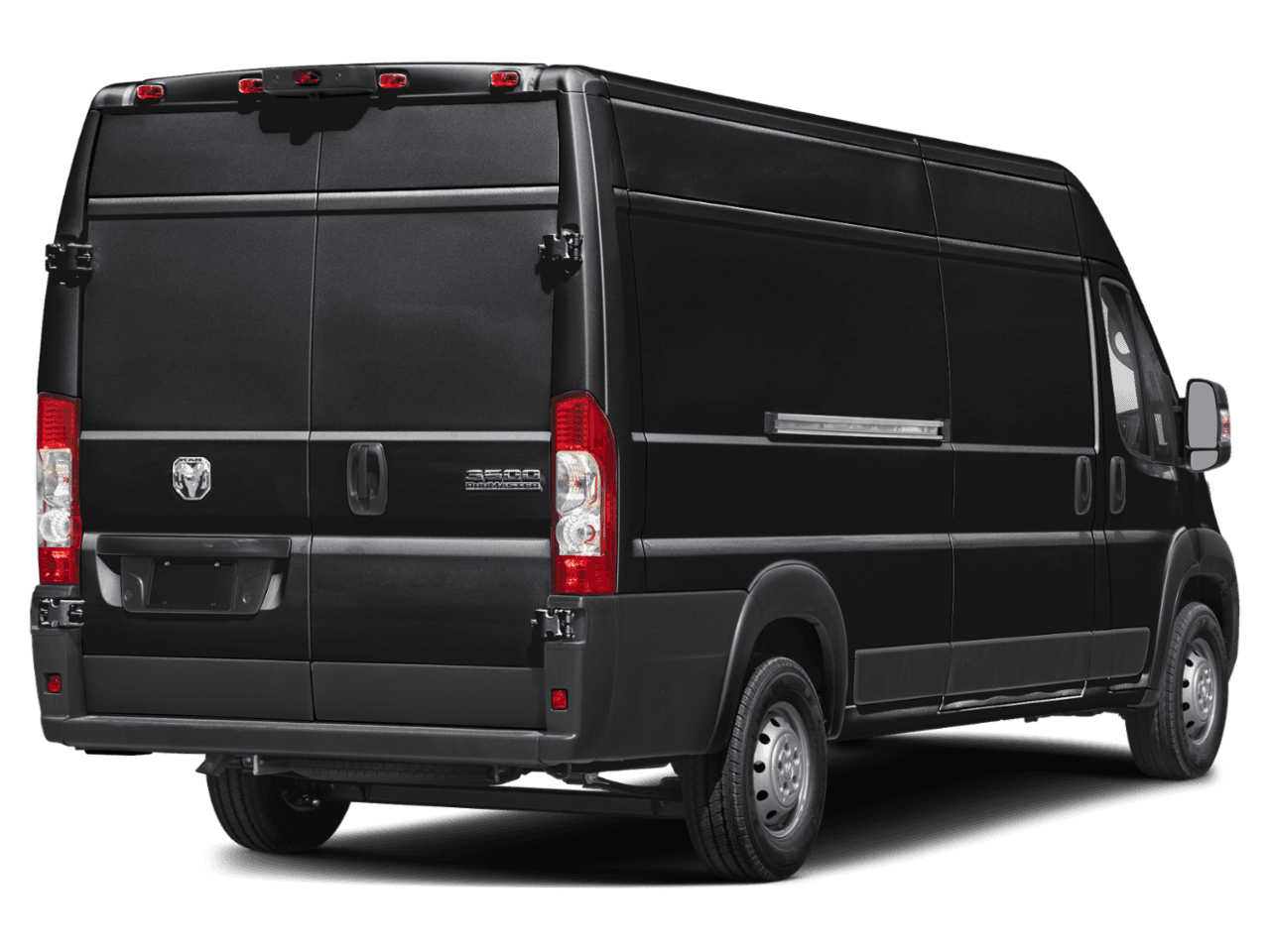 2026 Ram ProMaster Cargo Van Tradesman - Rear 3/4, facing to the right