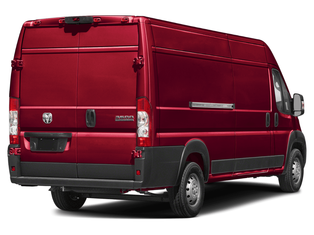 2026 Ram ProMaster Cargo Van Tradesman - Rear 3/4, facing to the right