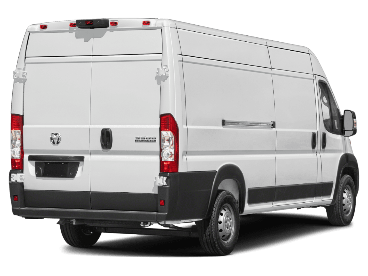 2026 Ram ProMaster Cargo Van Tradesman - Rear 3/4, facing to the right