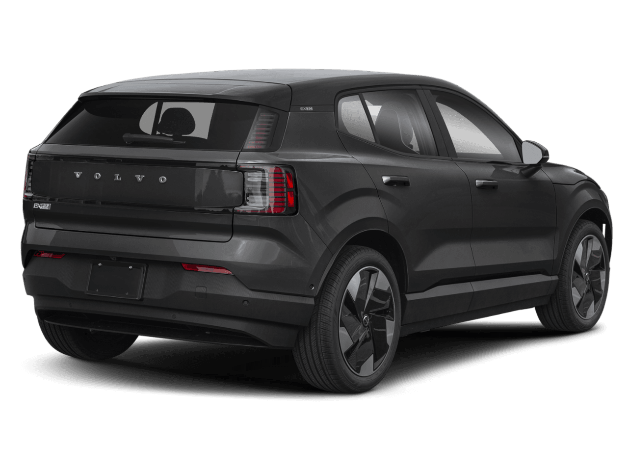 2026 Volvo EX30 Ultra - Rear 3/4, facing to the right