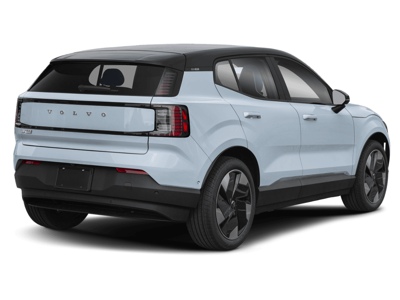2026 Volvo EX30 Ultra - Rear 3/4, facing to the right
