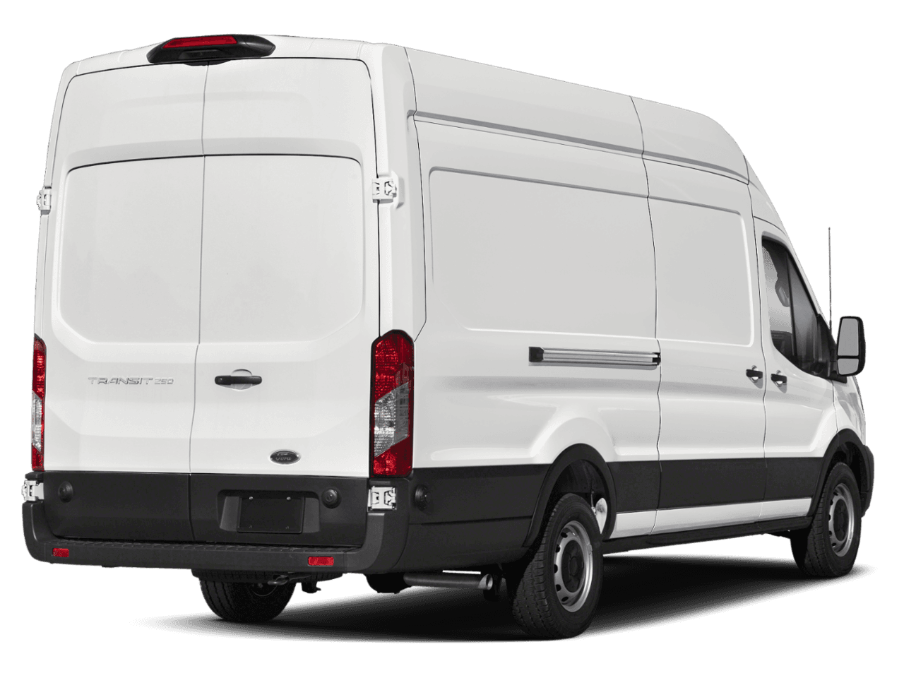 2026 Ford Transit Cargo Van T-250 - Rear 3/4, facing to the right